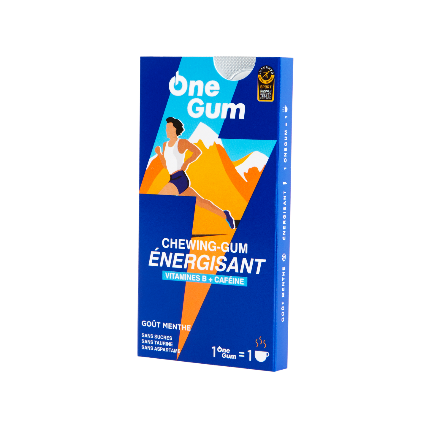 OneGum : le chewing-gum énergisant (x8 gommes à mâcher)